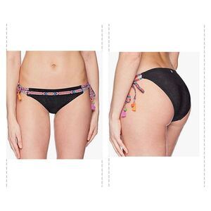 Nanette Lepore Women's Standard Side Tie Hipster Bikini Swimsuit Bottom